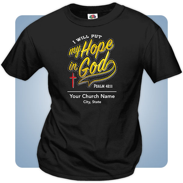 Hope in God Christian Tees