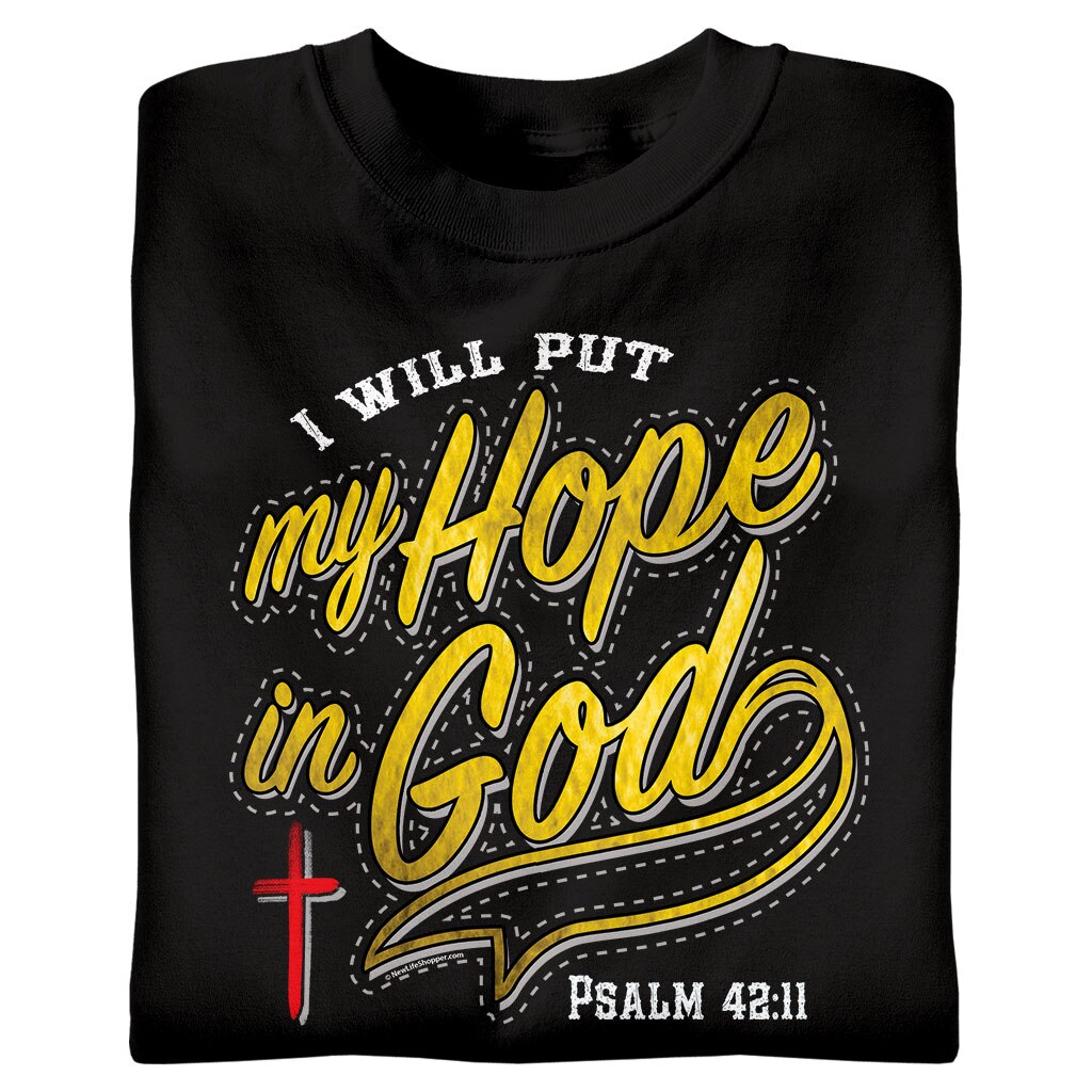 Hope Christian T-Shirt in Black